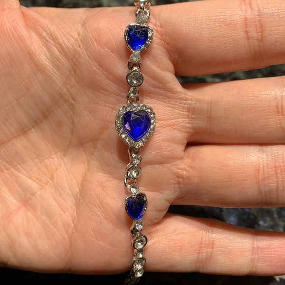 NWT Blue sapphire with diamonds bracelet - Picture 6 of 9